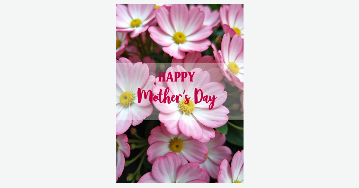 Velvety Petals Mothers Day Card | Clever Studio Art