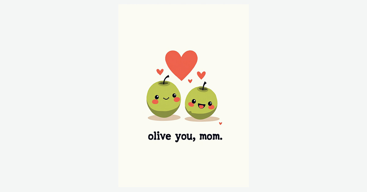 Verdant Mothers Day Heart Card | Clever Studio Art