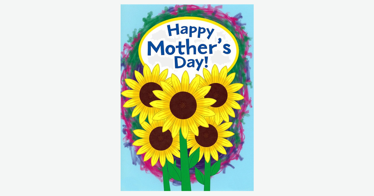 Vibrant Mothers Day Art Card | Clever Studio Art