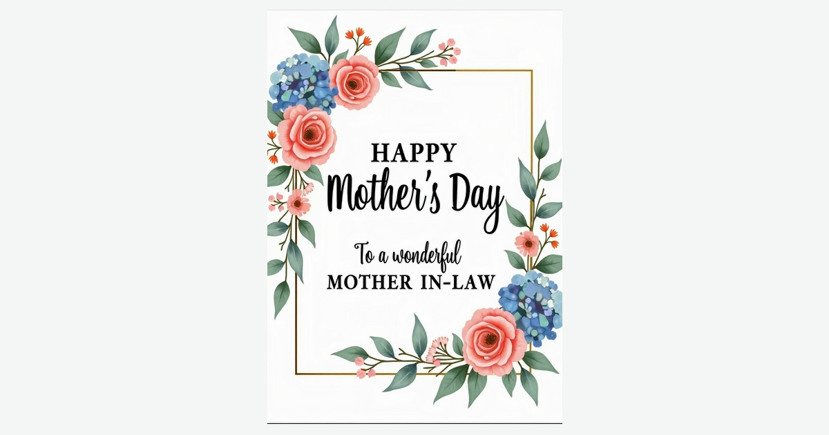 Watercolor Mother In Law Card | Clever Studio Art