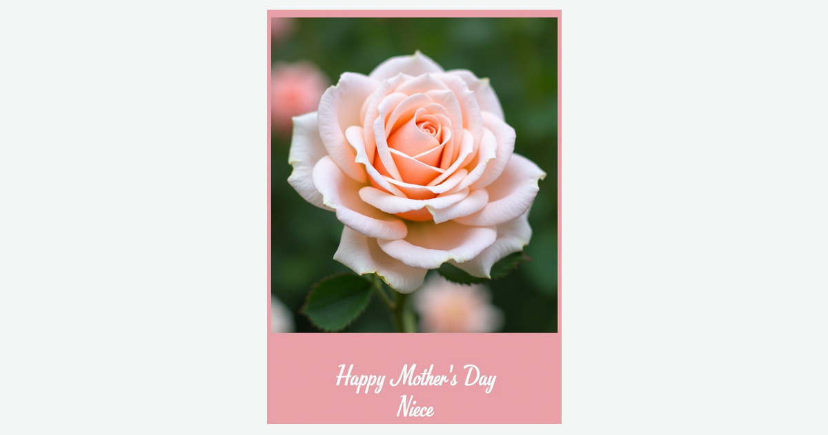 White Rose Mothers Day Card | Clever Studio Art