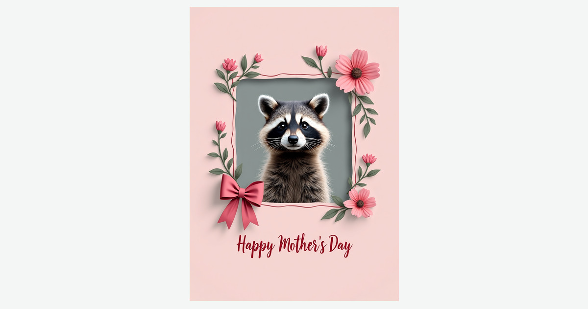 Woodland Sweet Mothers Day Card | Clever Studio Art