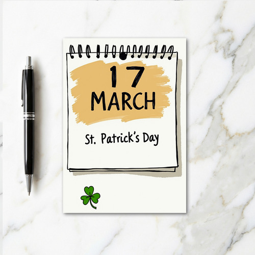 17 March St Patricks Day Card