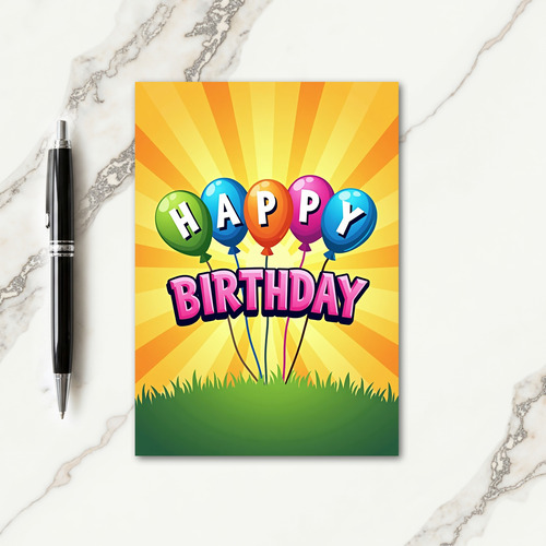 3D Celebration Birthday Card