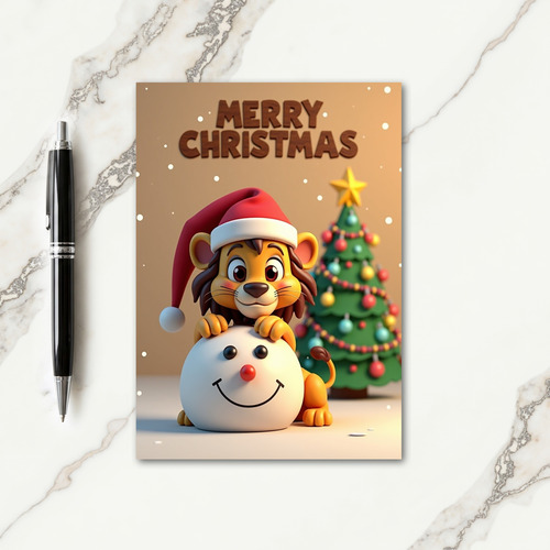 3D Creature Christmas Card thumbnail