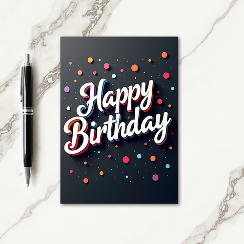 3D Layered Birthday Card