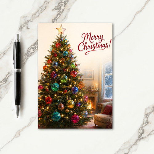 6Ft Christmas Tree Card
