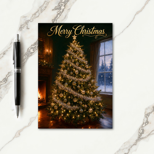 8Ft Christmas Tree Card