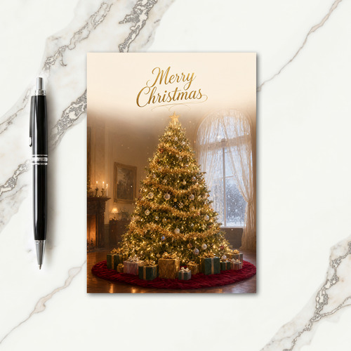 9Ft Christmas Tree Card