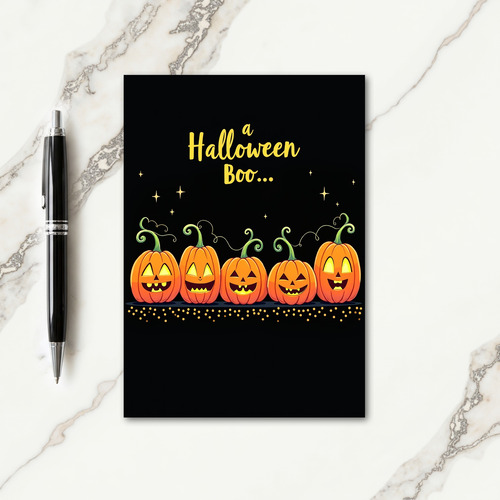 A Halloween Boo Card