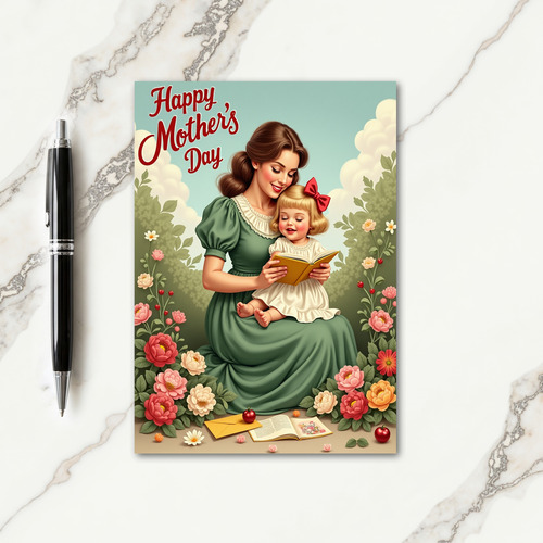 A Mothers Loving Story Card