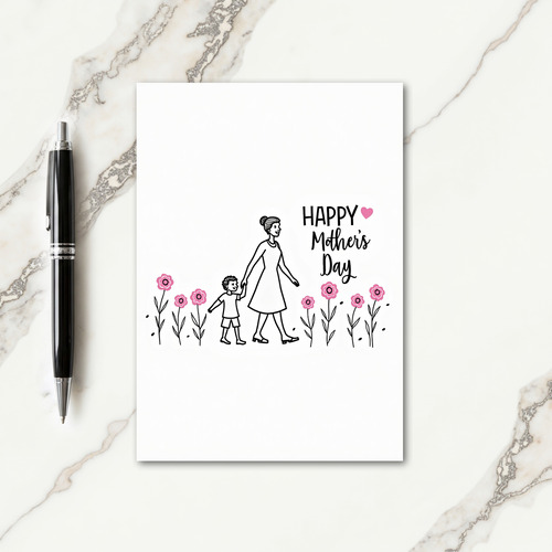 A Mothers Loving Walk Gift Card