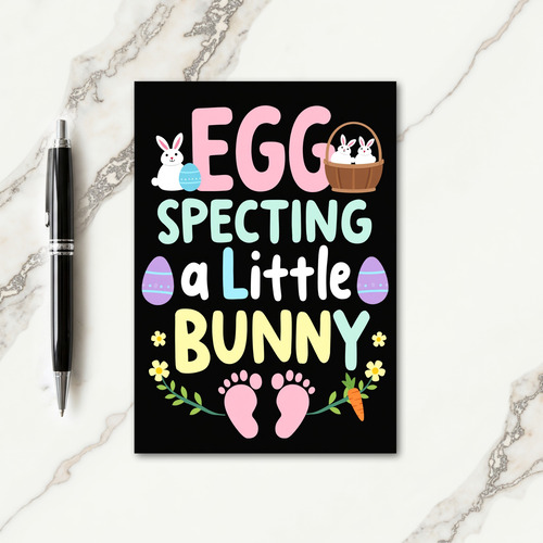 A New Arrival Announcement Card