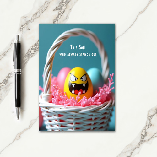A Son Who Stands Out Greeting Card