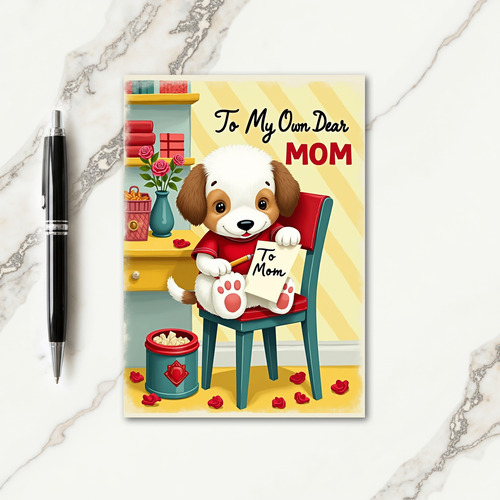 A Sweet Note To Mom Card