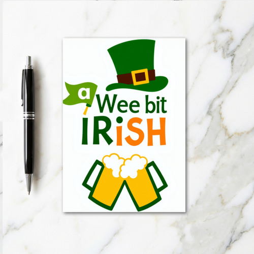 A Wee Bit Irish Fun Card