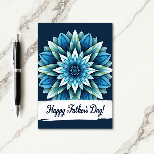 Abstract Art Fathers Day Card