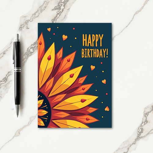 Abstract Birthday Card