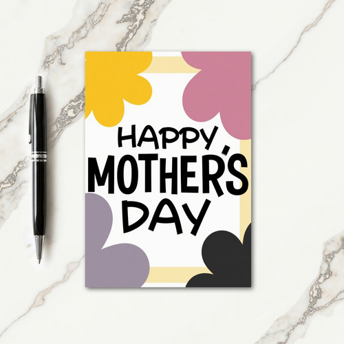 Abstract Mothers Day Hue Card