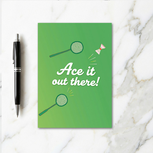 Ace It Out There Sport Card