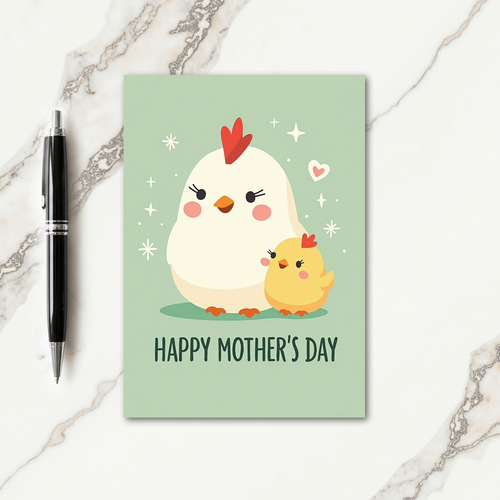 Adorable Birds Mothers Day Card