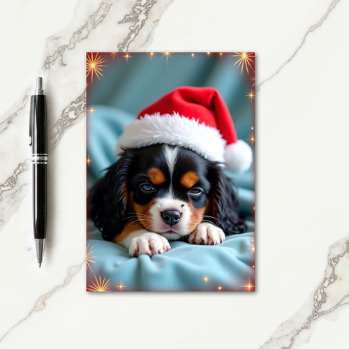 Adorable Puppy Holiday Card