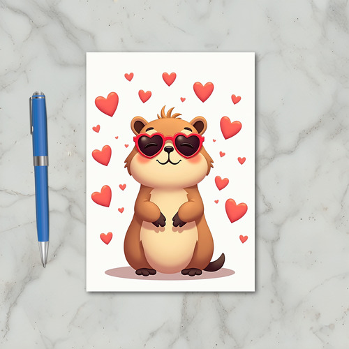 Adorable Valentine Animal Card