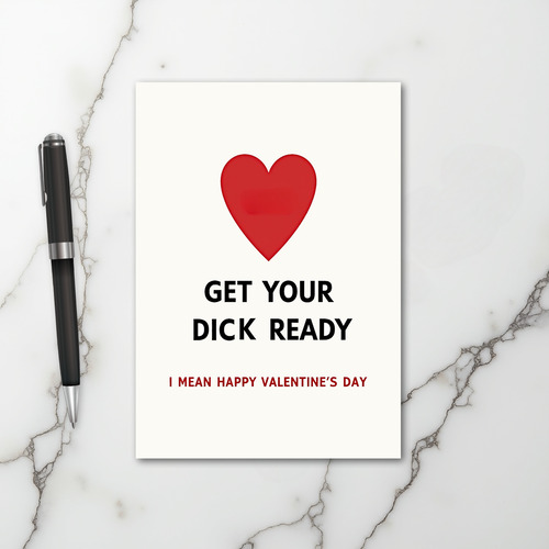 Adult Humor Valentine Day Card