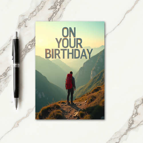 Adventure Birthday Card