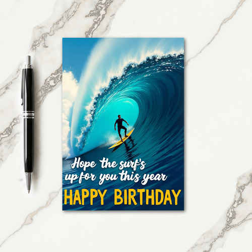 Adventure Birthday Wave Card