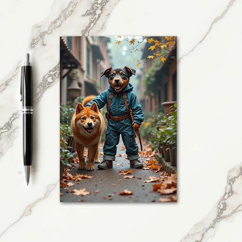 Adventure Dogs Birthday Card