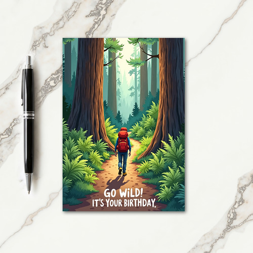 Adventure Forest Path Card