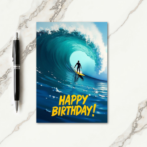 Adventure Ocean Wave Card