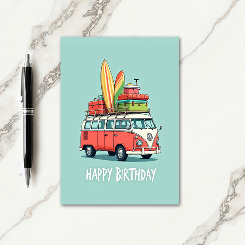 Adventure Rv Birthday Card