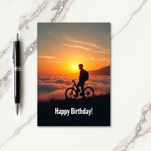 Adventure Sunset Birthday Card