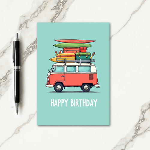 Adventure Travel Birthday Card