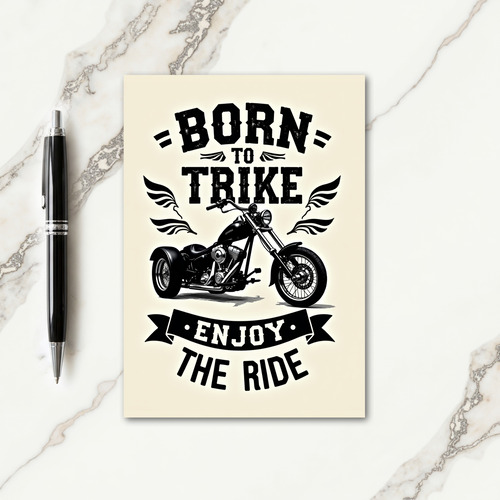Adventure Trike Birthday Card