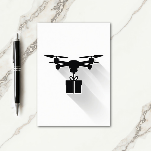 Aerial Gift Birthday Card