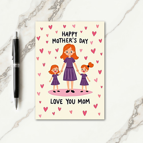 Affectionate Family Mothers Day Card