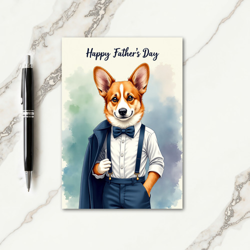 Affectionate Fathers Day Card