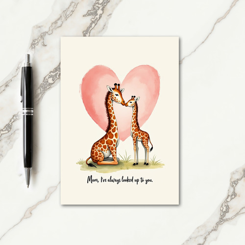 Affectionate Heart Mothers Day Card
