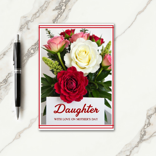 Affectionate Mothers Day Bouquet Card