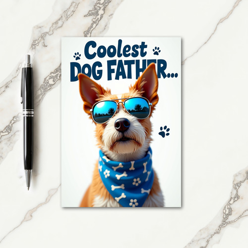 Affectionate Pet Fathers Day Card