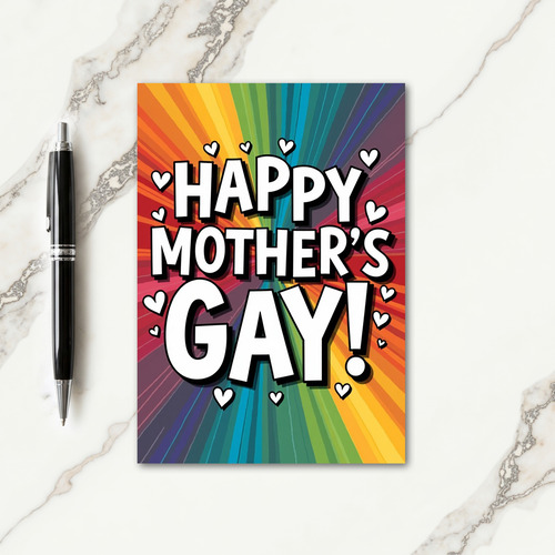 Affirming Mothers Day Burst Card