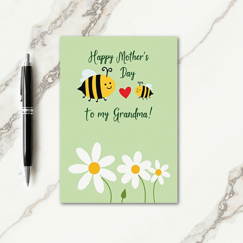 Airy Grandma Mothers Day Card