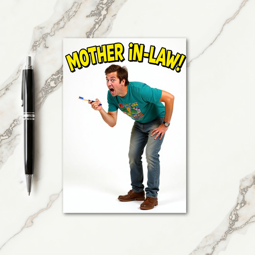 Alarmed Mother In Laws Day Card