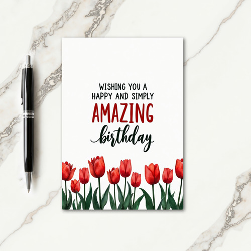 Amazing Floral Birthday Card