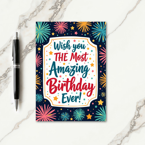 Amazing Gold Border Card