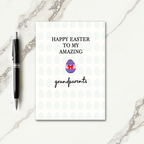 Amazing Grandparents Easter Card