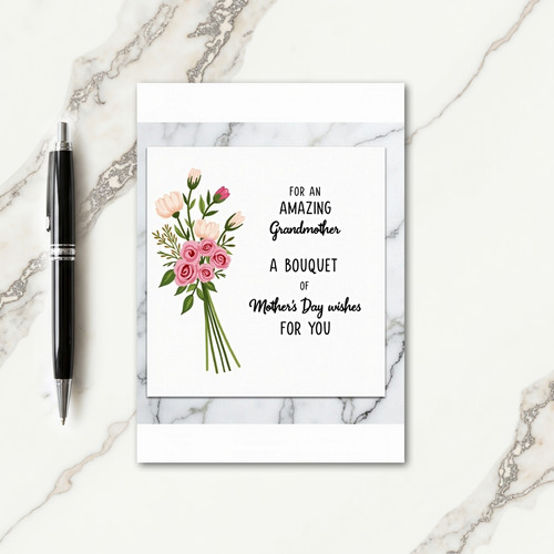 Amazing Mom Floral Image Card